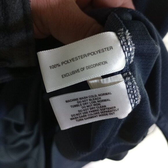 Cutter & Buck Shirt CB Drytech Moisture Wickening Size Large Mens Blue Polo Golf - Picture 7 of 11